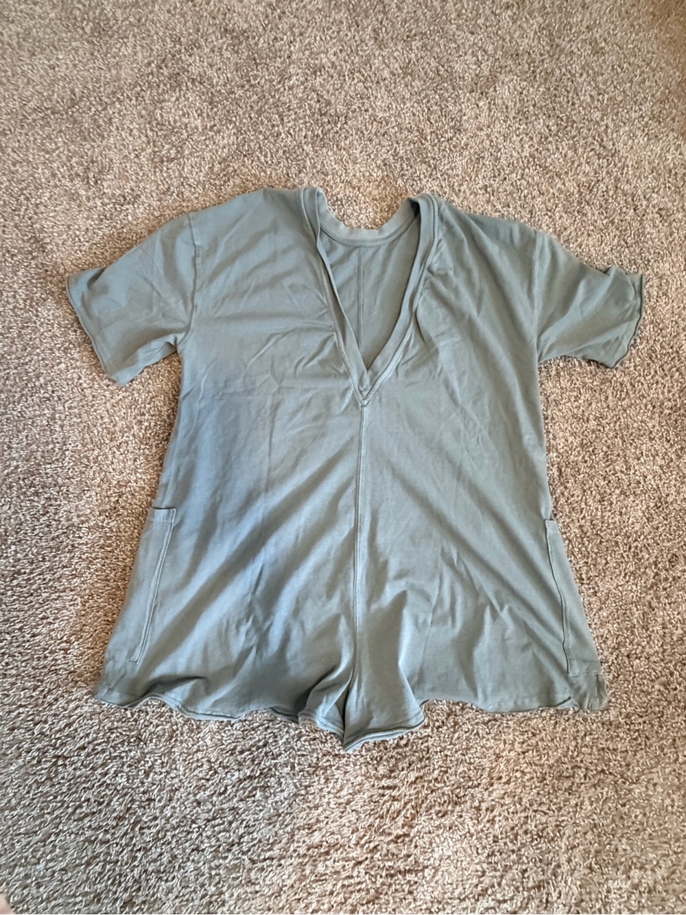 FP MOVEMENT HOT SHOT TEE ROMPER ONESIE OVERSIZED SIZE XS SUMMER STORM NWOT - Picture 5 of 10